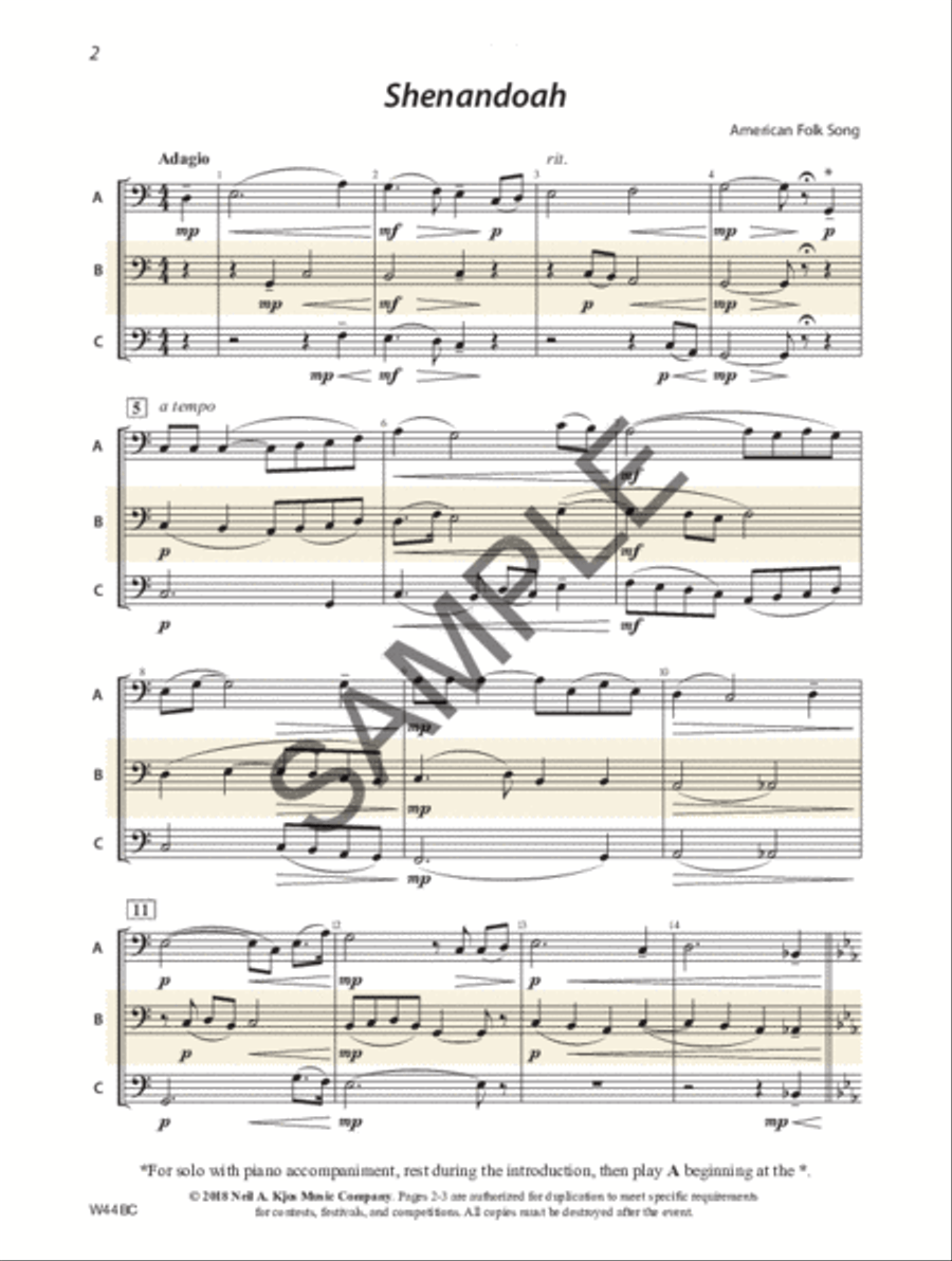Excellence In Chamber Music Bk 3 - Bn/Tb/Bc TB scores gallery preview page 2