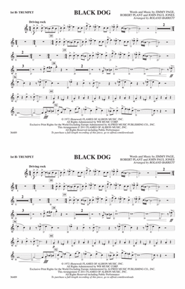 Black Dog: 1st B-flat Trumpet