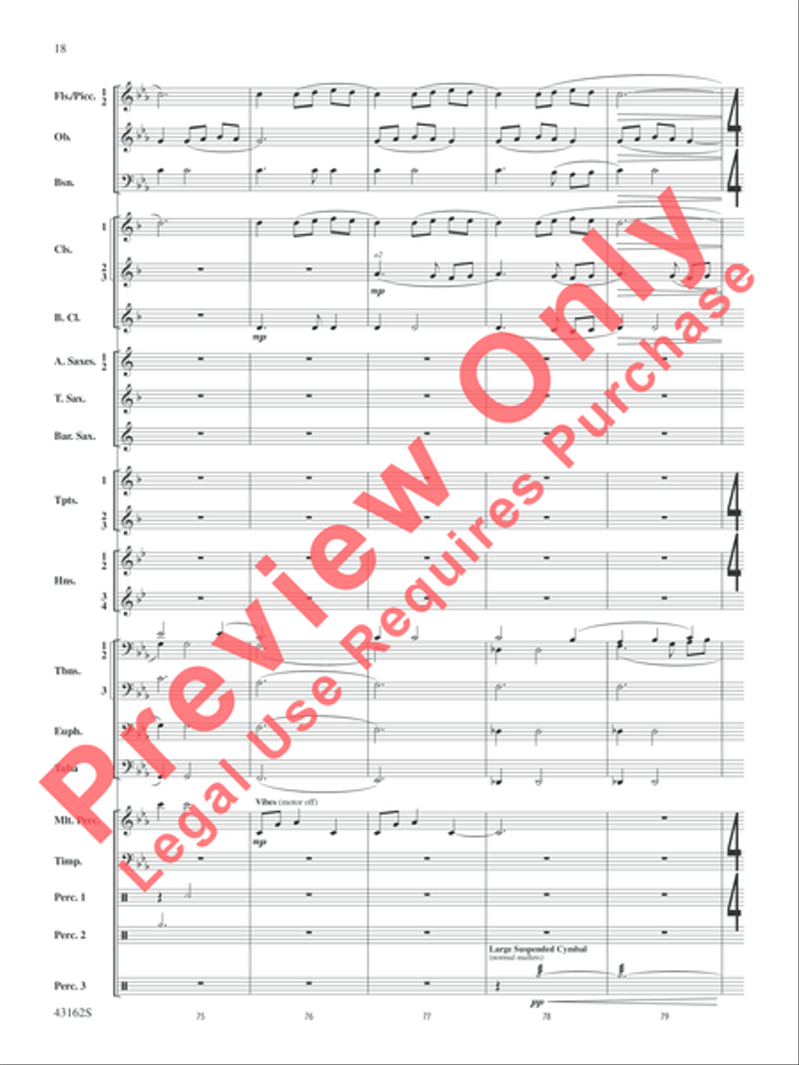 Appalachian Dreams Concert Band scores gallery preview page 19