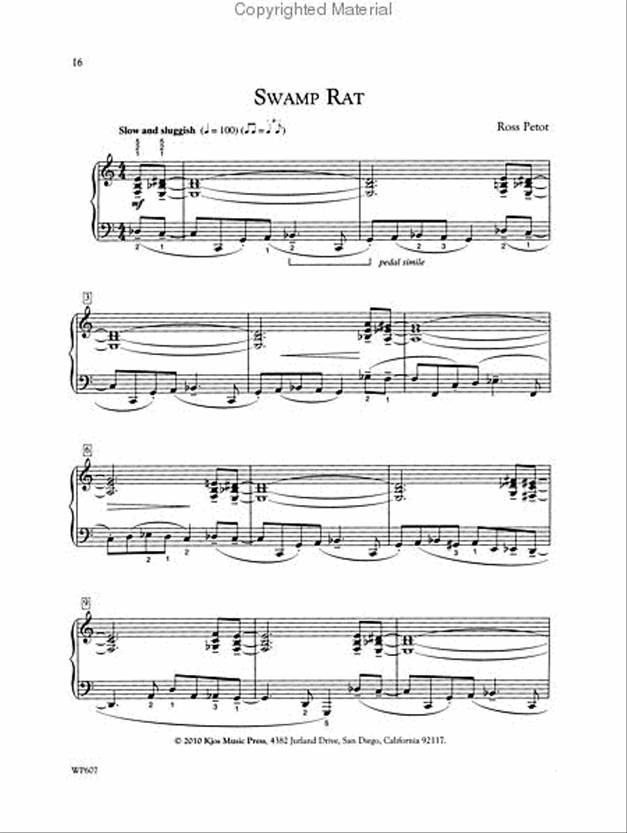 Jazz Alley, Intermediate Jazz Alley, Intermediate Piano Solo scores gallery preview page 4