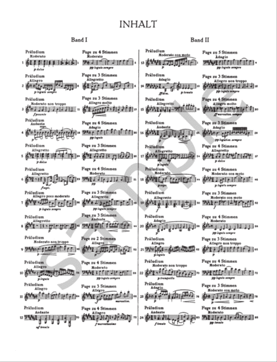 24 Preludes and Fugues Op. 87 for Piano Piano scores gallery preview page 2