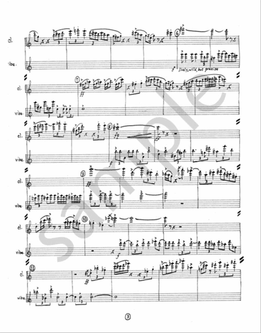 Galaxy I Galaxy I B-Flat Clarinet scores gallery preview page 4
