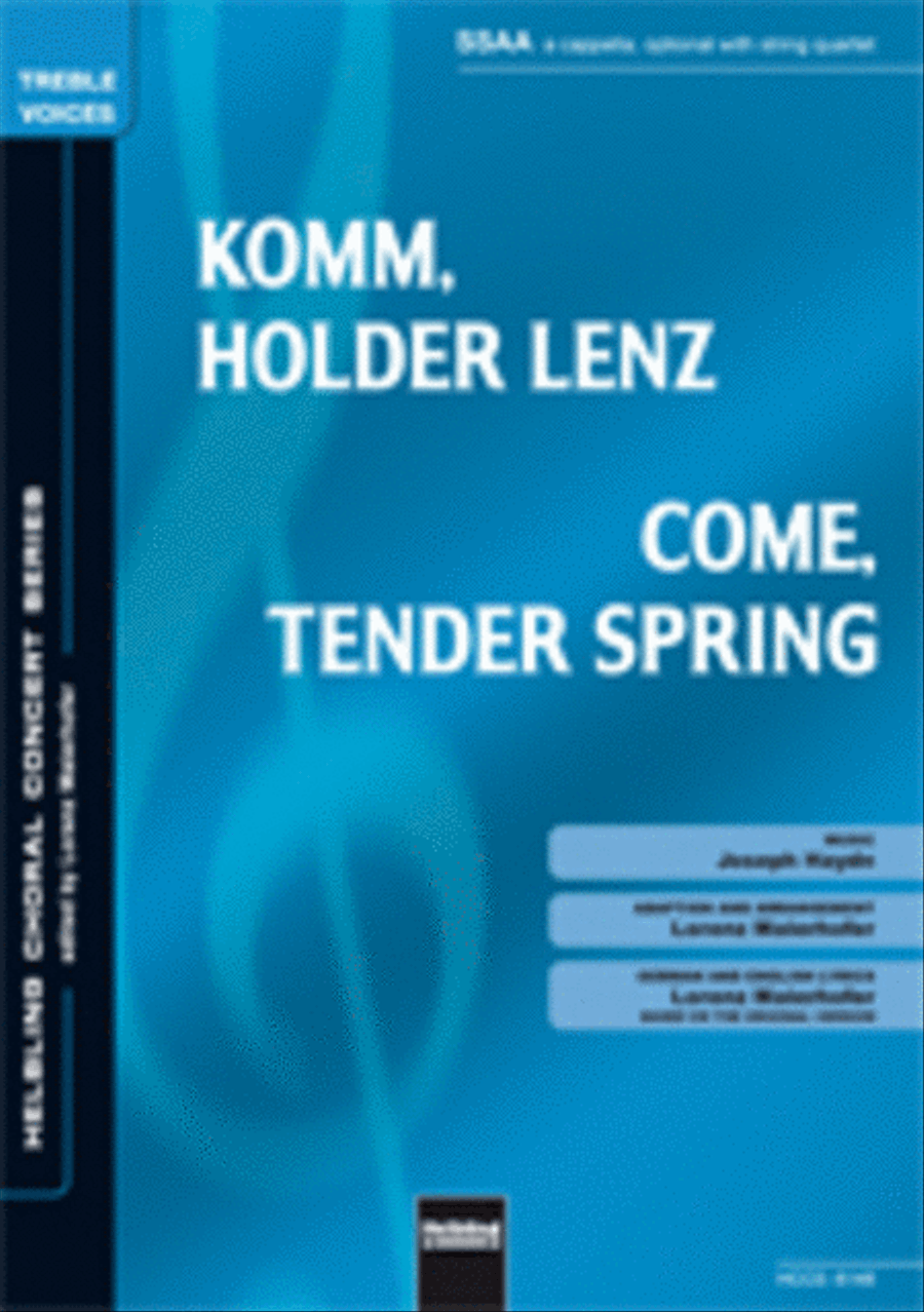 Come, Tender Spring/Komm, holder Lenz SSAA scores gallery preview page 1