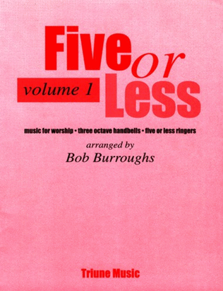 Book cover for Five or Less Vol I
