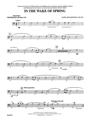In the Wake of Spring: (wp) 1st B-flat Trombone B.C.