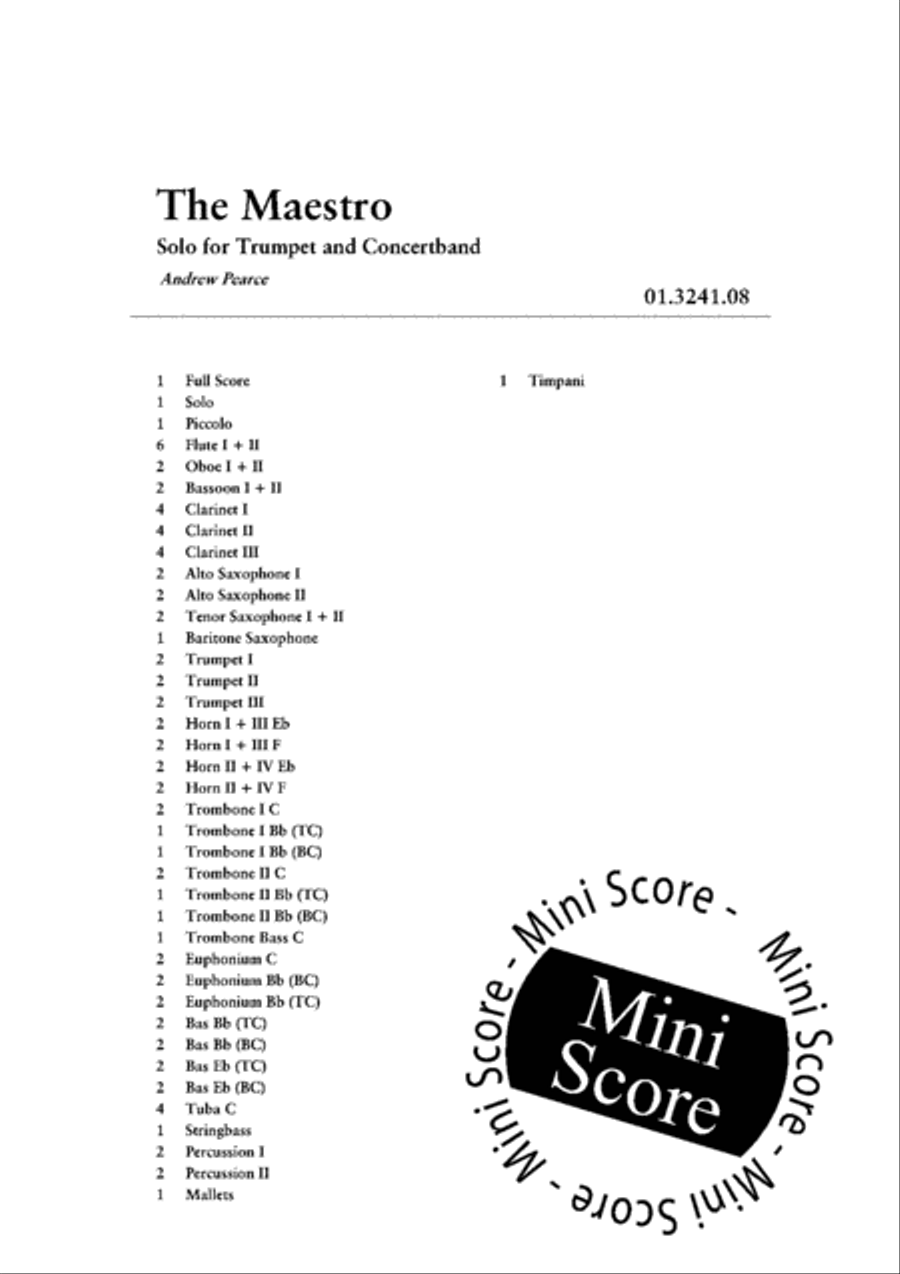 The Maestro Concert Band scores gallery preview page 4