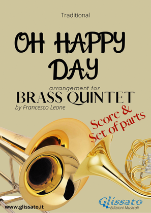 Oh Happy Day - Brass Quintet/Ensemble score & parts (10)