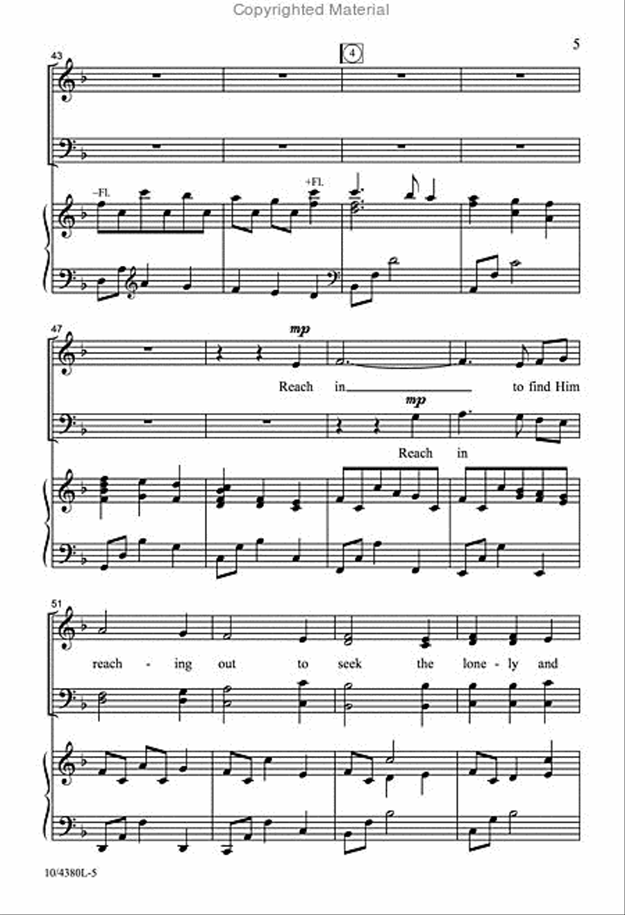 Come Close to the Manger 4-Part scores gallery preview page 5