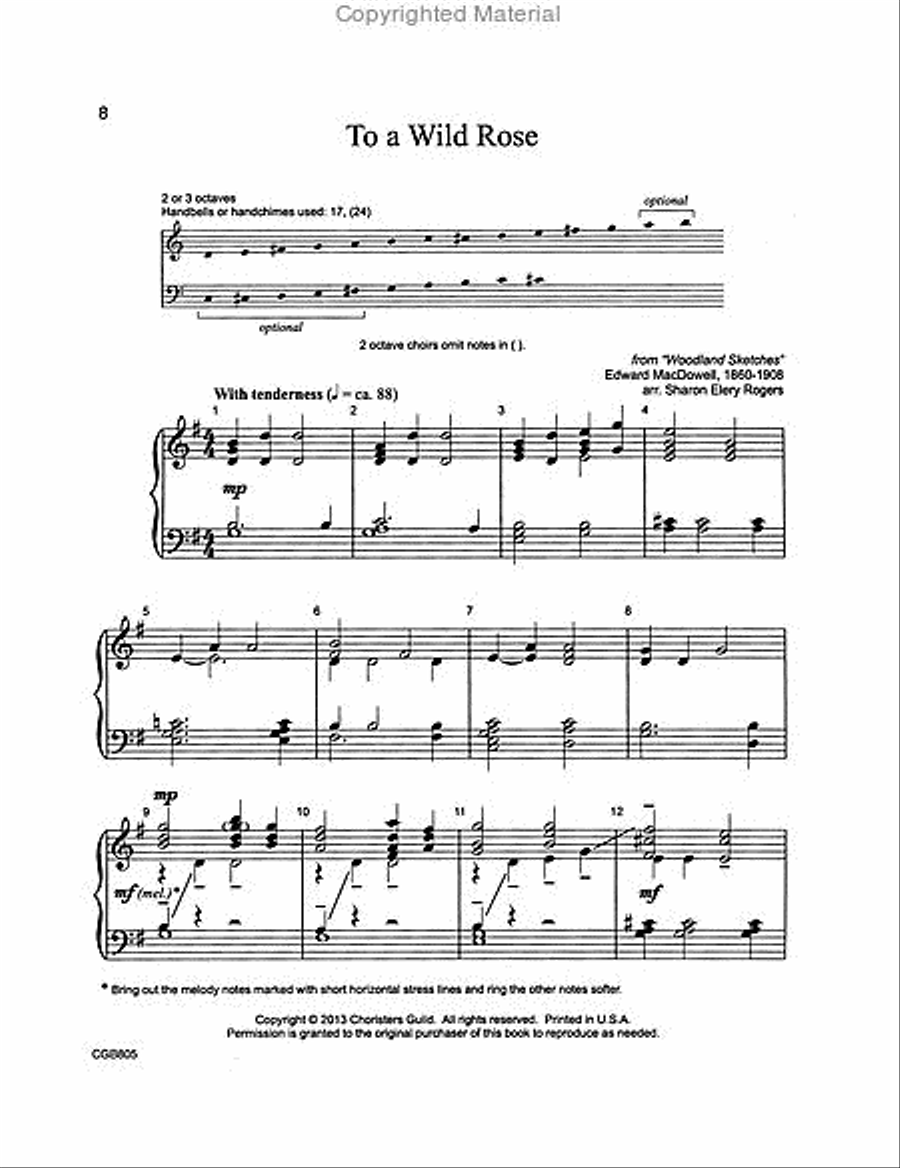Music of the Masters 2 Handbell Choir scores gallery preview page 4