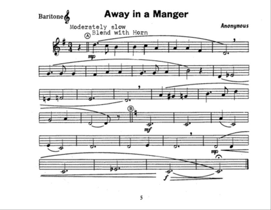 Christmas The Joy & Spirit - Book 1 - Baritone TC (optional) Baritone Horn TC scores gallery preview page 3
