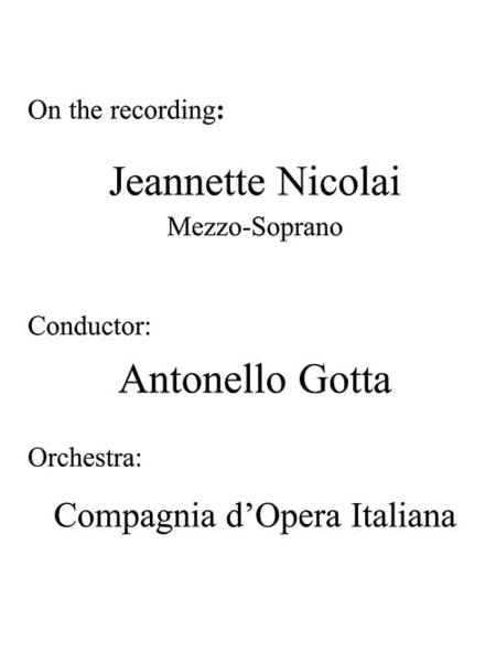 Cantolopera: Arias for Mezzo-Soprano - Volume 1 image number null