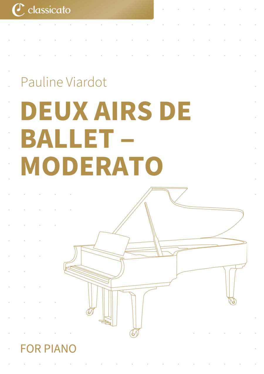 Deux Airs de Ballet - Moderato Piano scores gallery preview page 1