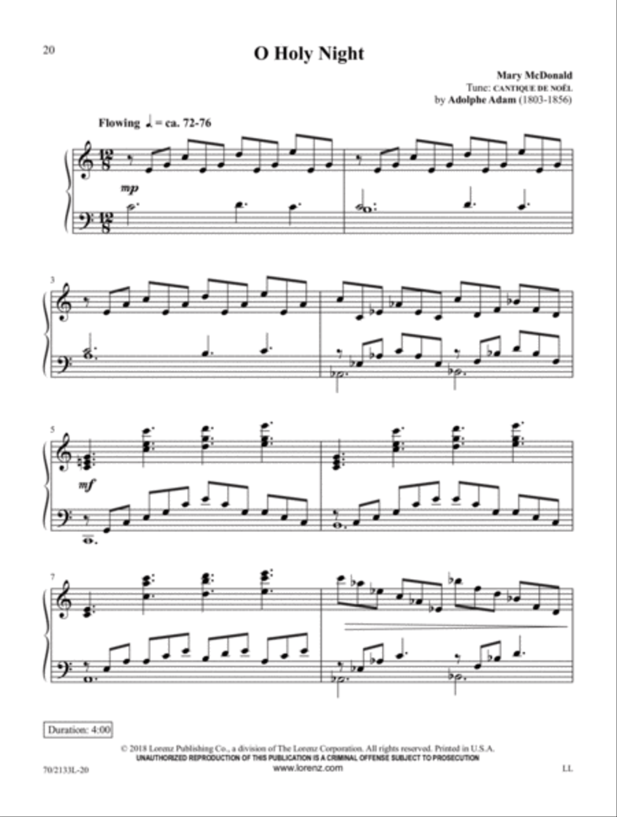 Christmas by Candlelight Piano Solo scores gallery preview page 7