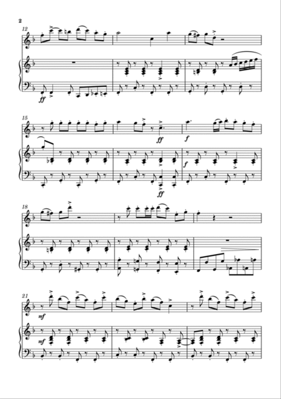 Circus Acrobats Circus Acrobats Flute Solo scores gallery preview page 2