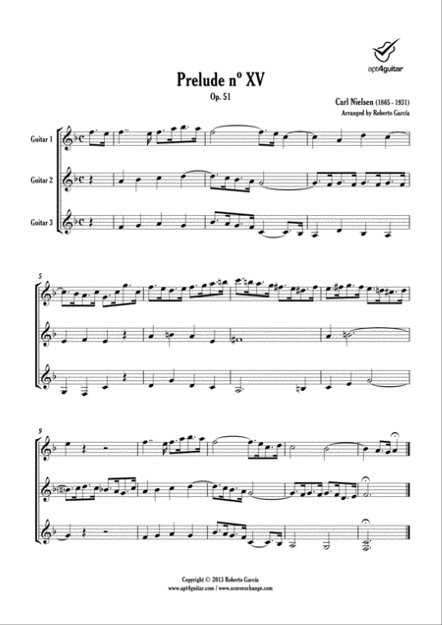 Prelude nº XV Small Ensemble scores gallery preview page 2