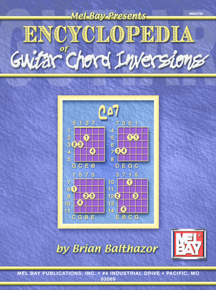 Book cover for Encyclopedia of Guitar Chord Inversions