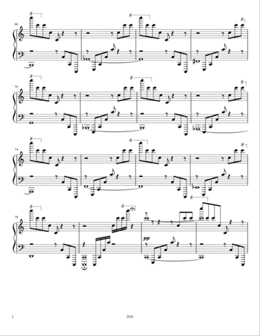Three Piano Pieces Piano Solo scores gallery preview page 2