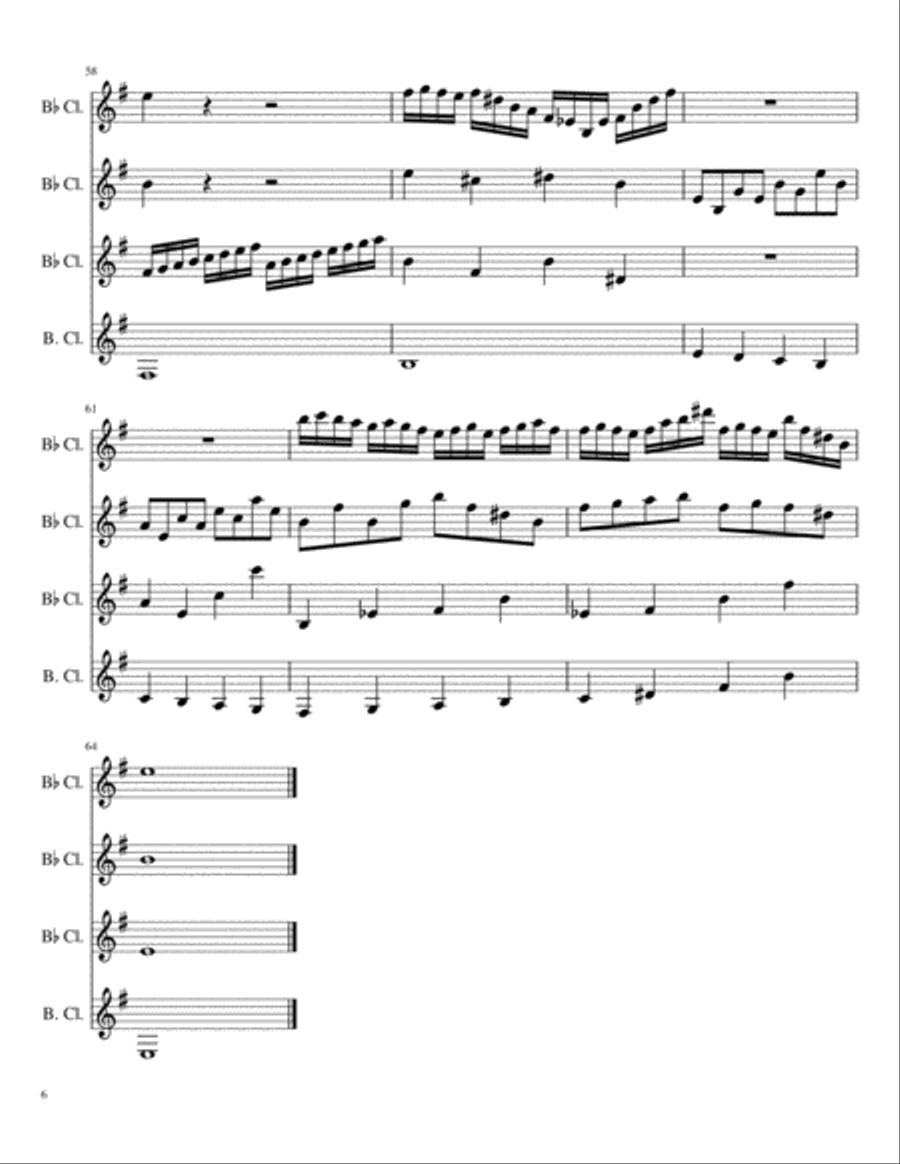 Affinity Woodwind Quartet scores gallery preview page 6