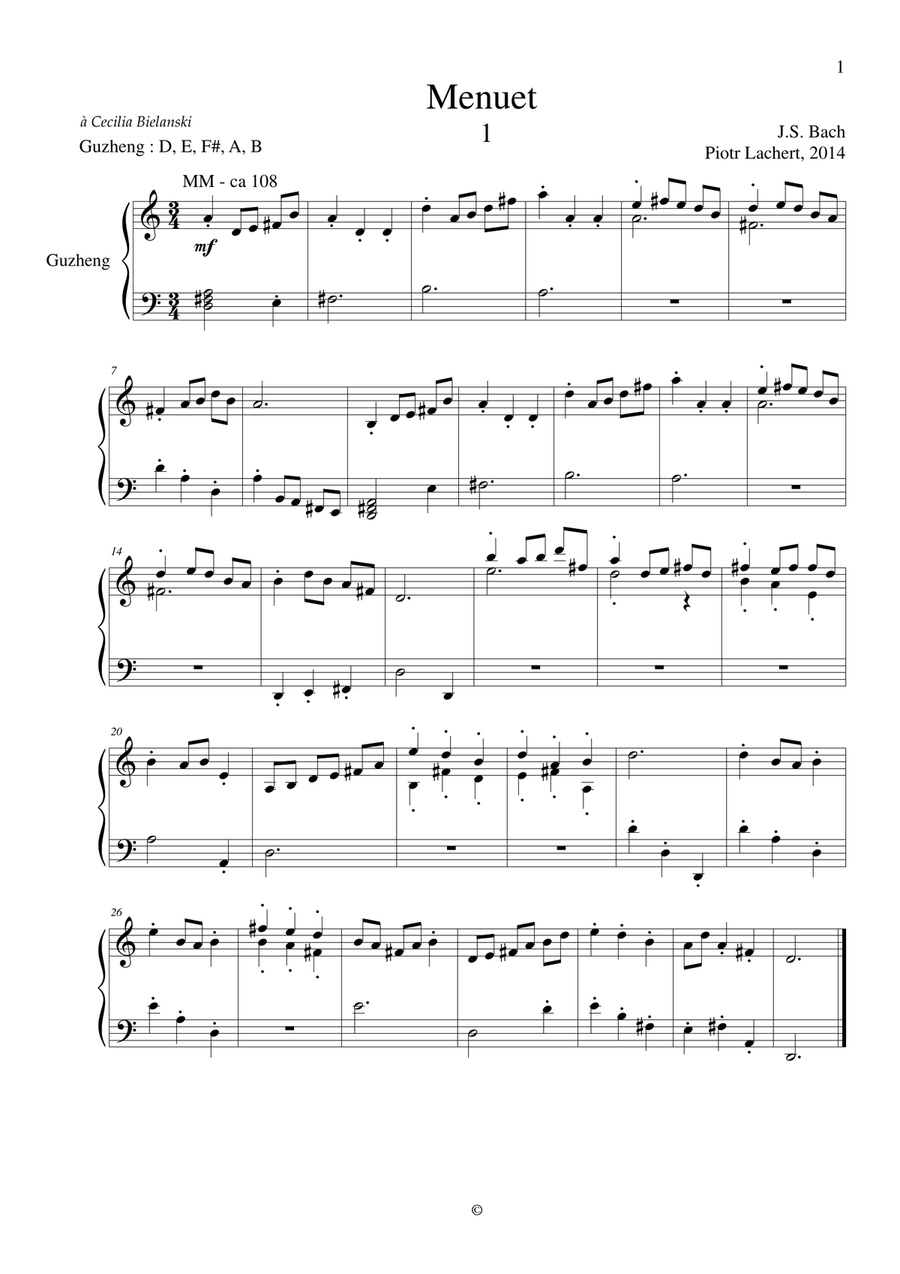 Guzheng Music Part scores gallery preview page 3