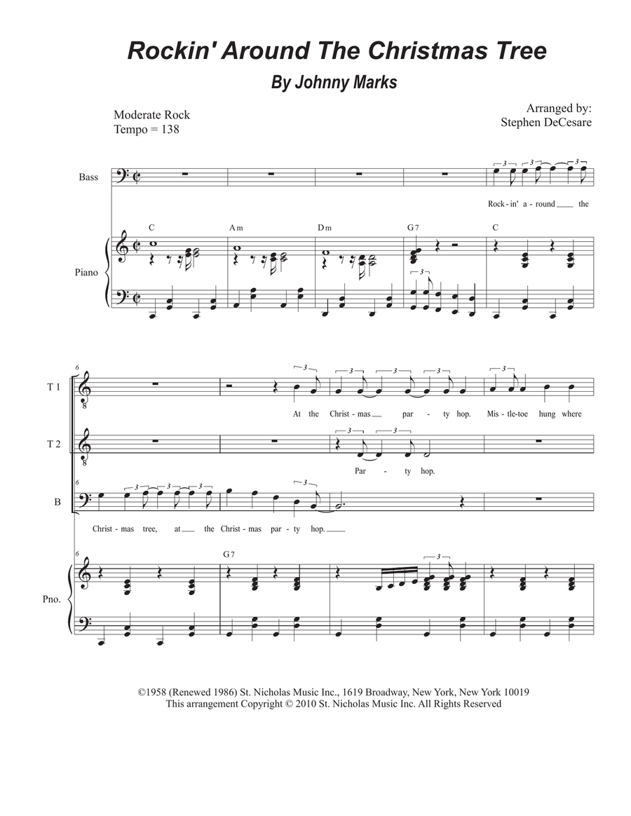 Rockin' Around The Christmas Tree TTB scores gallery preview page 1