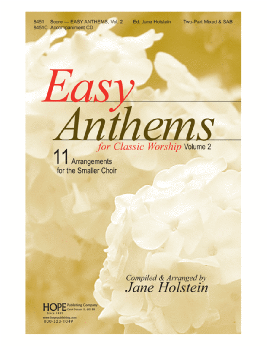 Easy Anthems, Vol. 2 3-Part scores gallery preview page 1