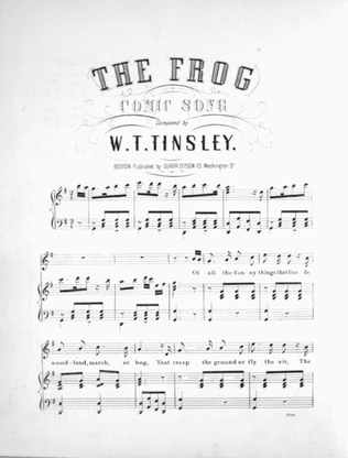 The Frog. Comic Song