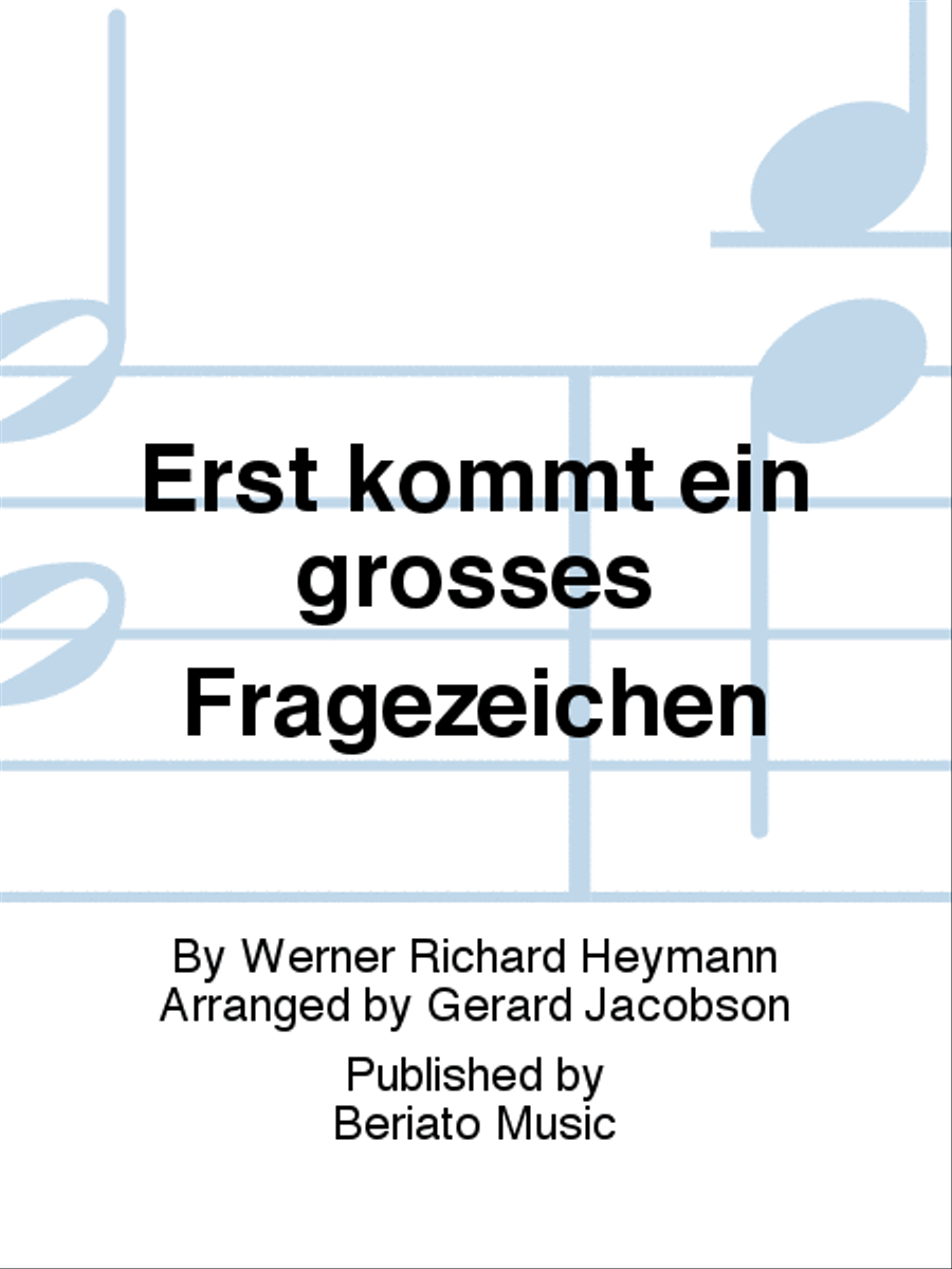 Erst kommt ein großes Fragezeichen Voice Solo scores gallery preview page 1