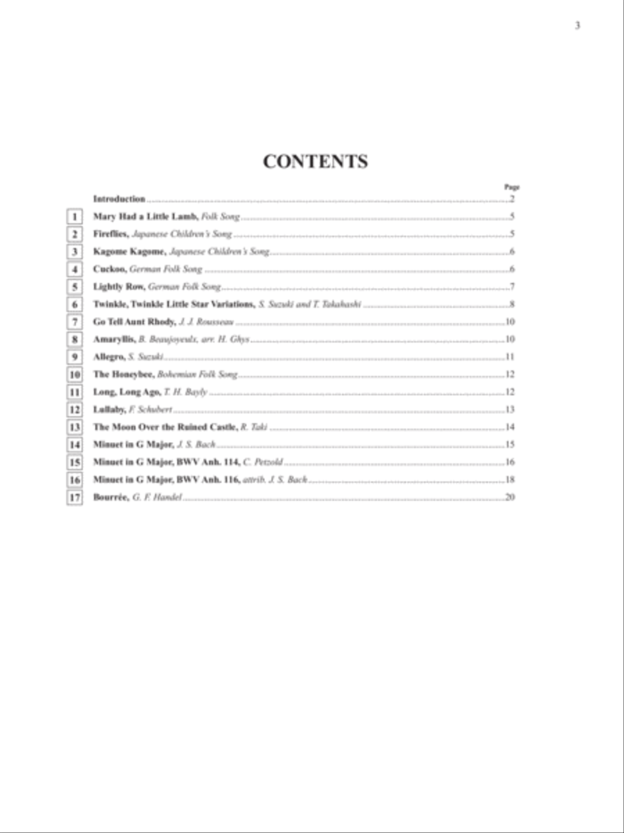 Suzuki Flute School, Volume 1 Flute scores gallery preview page 2