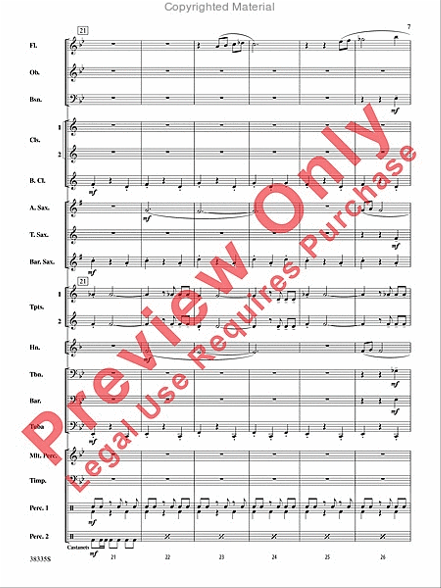 El Relicario El Relicario Concert Band scores gallery preview page 8