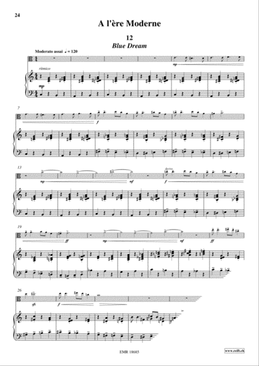 Au Fil Du Temps Viola scores gallery preview page 15