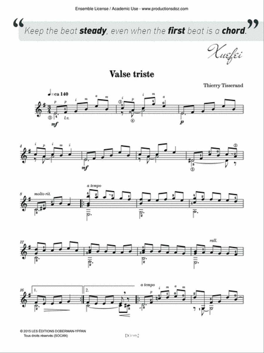 Learn & Conquer Guitar Repertoire, beginner 1 Classical Guitar scores gallery preview page 2