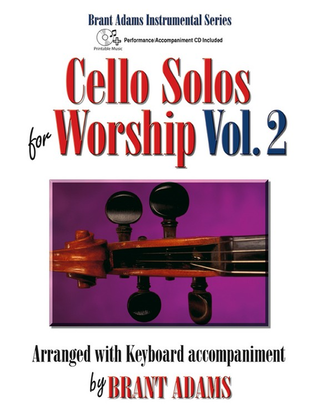 Book cover for Cello Solos for Worship, Vol. 2