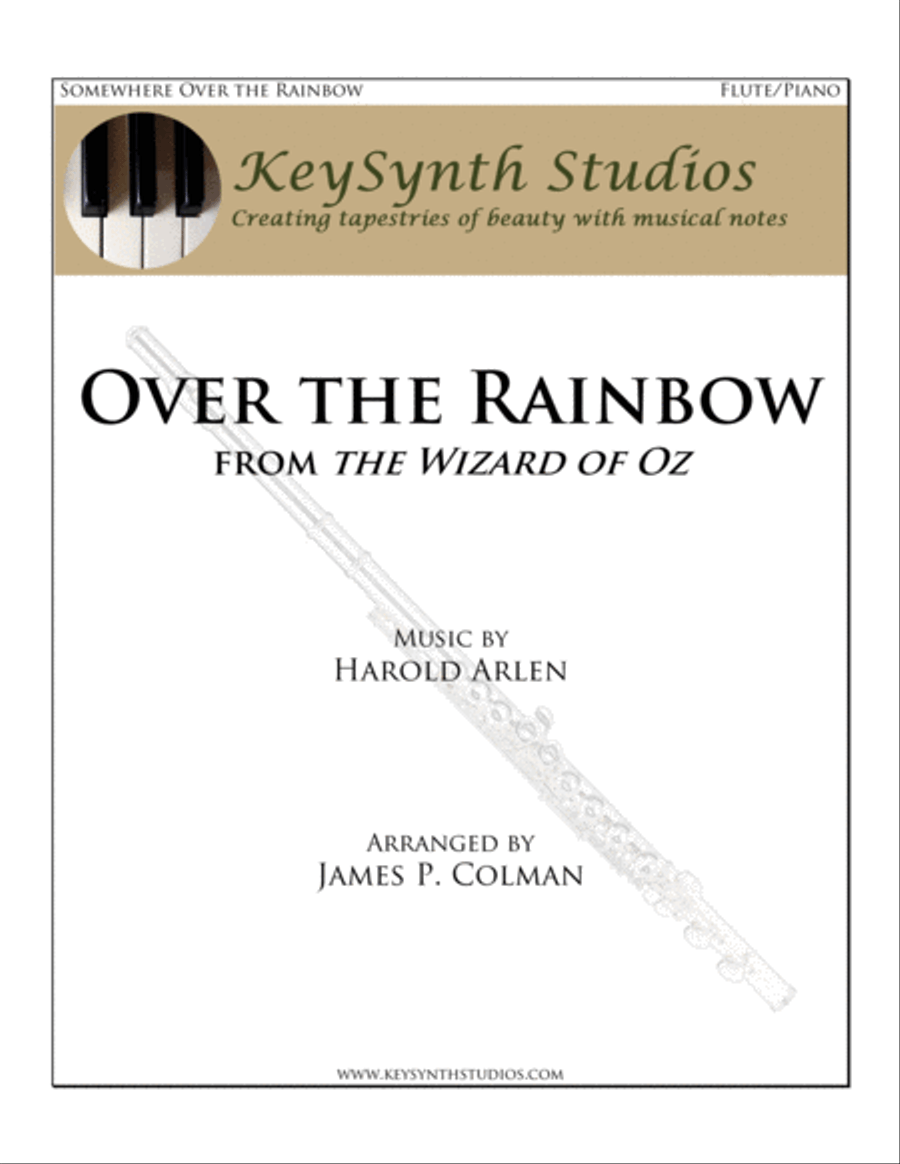 Over The Rainbow (from The Wizard Of Oz) Flute Solo scores gallery preview page 1