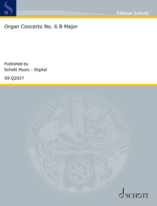 Organ Concerto No. 6 B Major