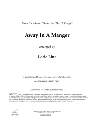 Book cover for Away In A Manger (from Home For The Holidays)
