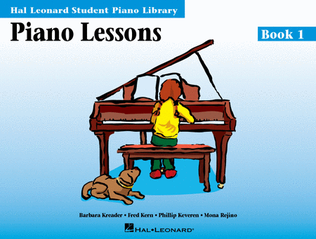 Book cover for Piano Lessons – Book 1