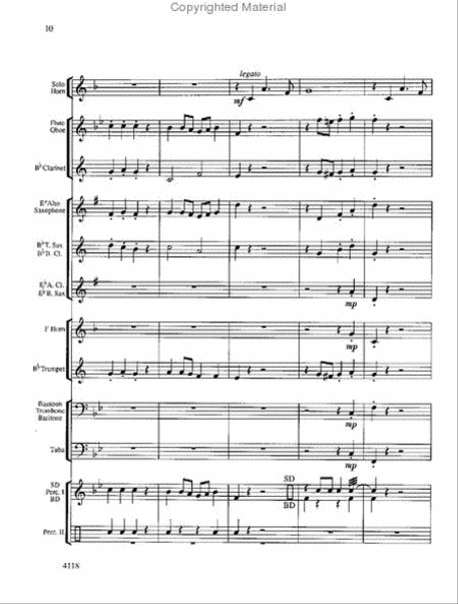 St. Croix Rag St. Croix Rag Concert Band scores gallery preview page 9