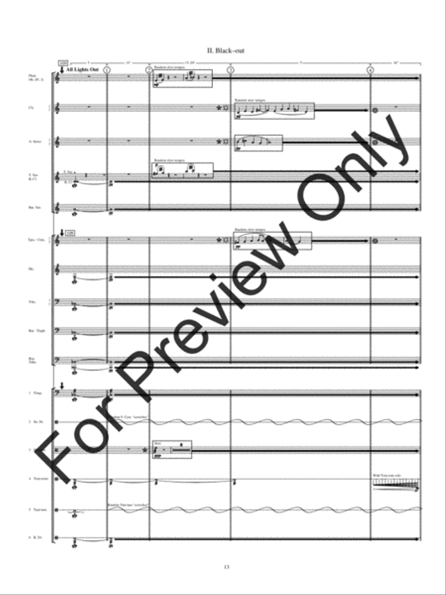 Electricity (Score) Concert Band scores gallery preview page 16