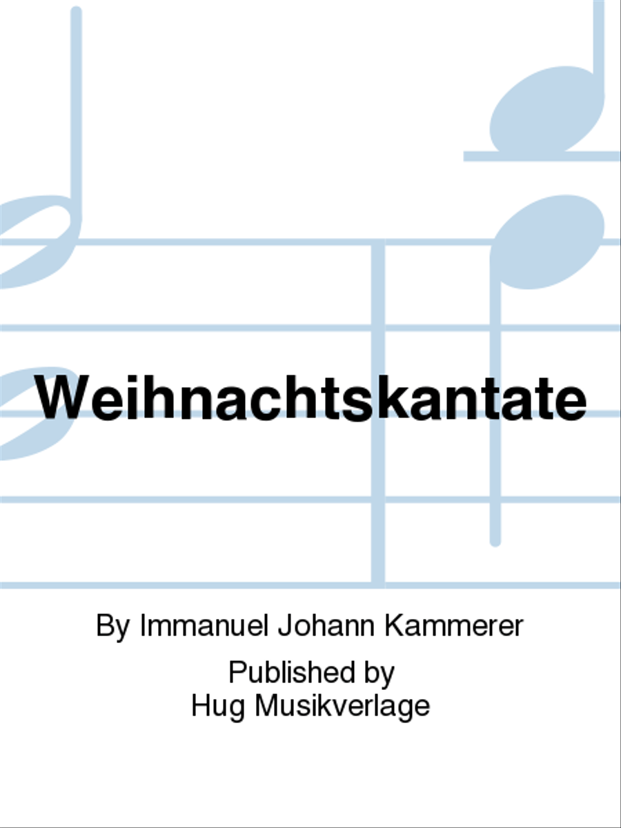 Weihnachtskantate Orgel Partitur