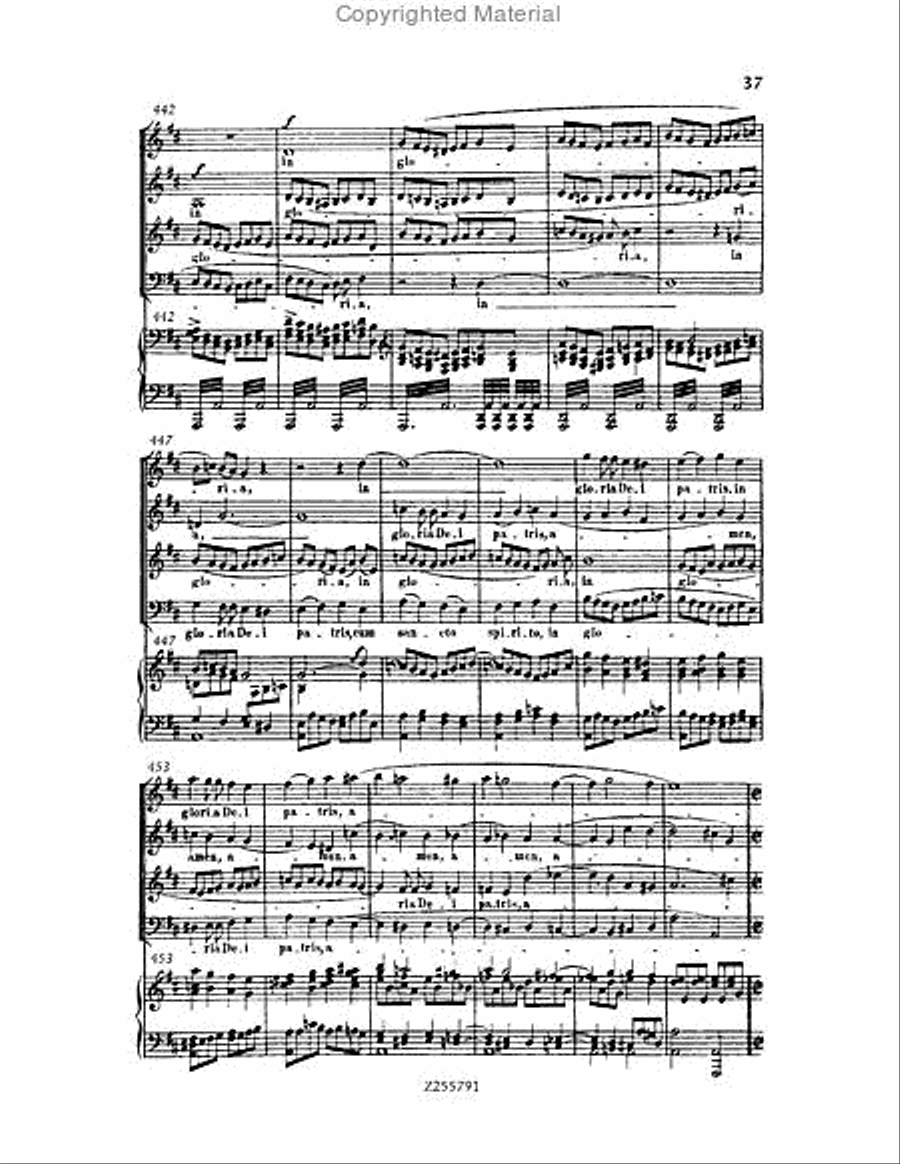 Missa Solemnis, Op.123 Choir scores gallery preview page 37