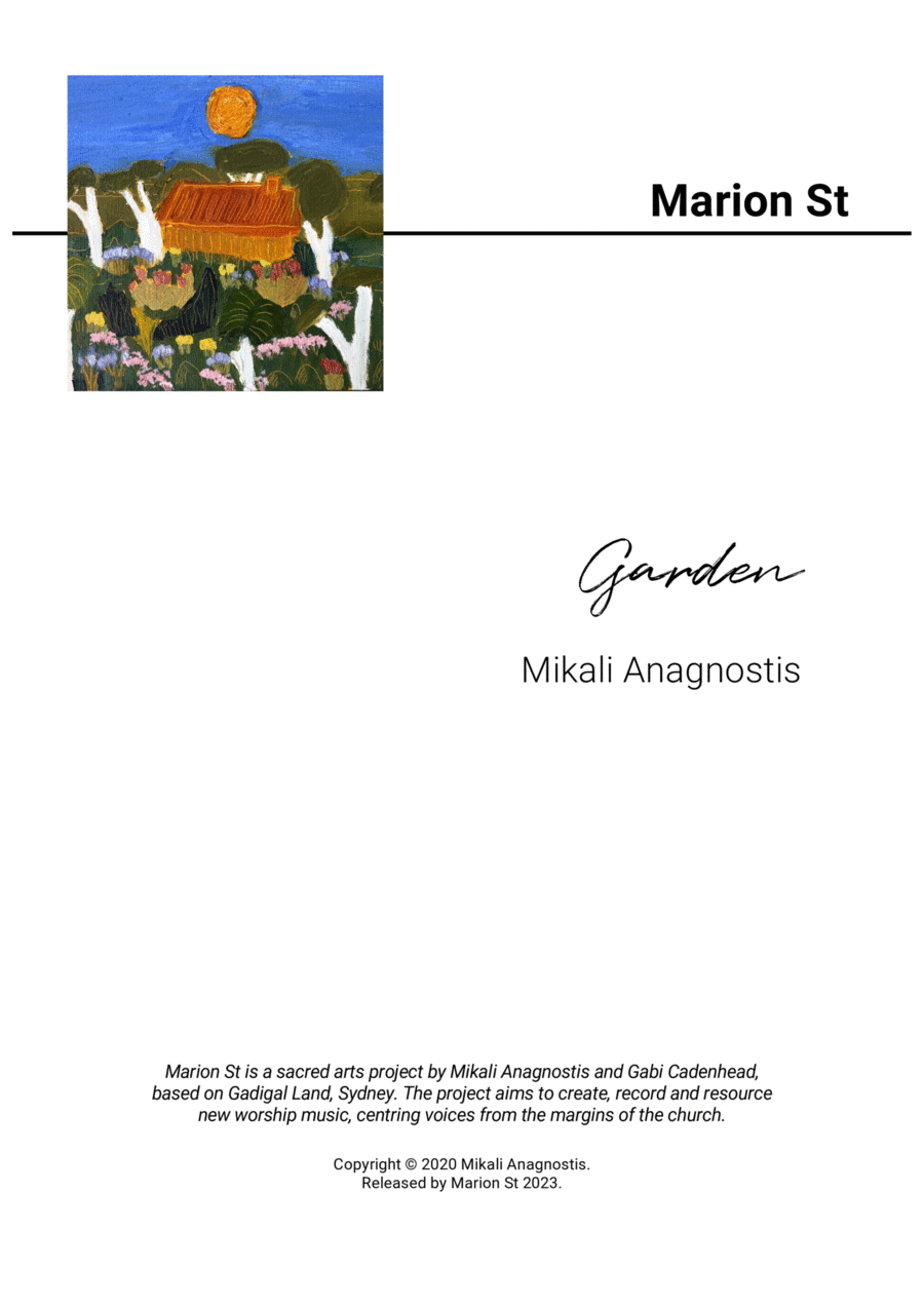 Garden Garden Piano scores gallery preview page 1
