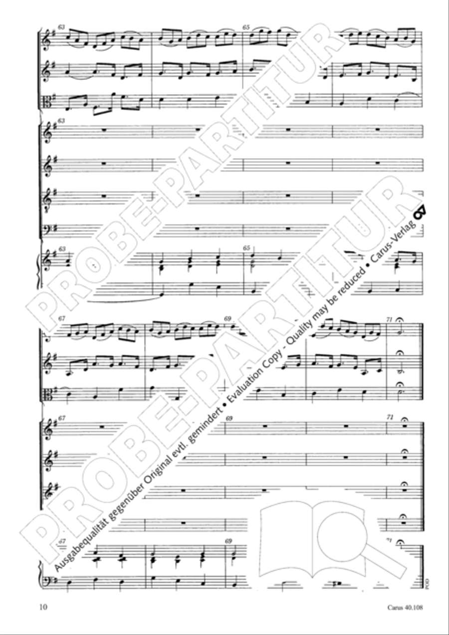 Jesus bleibet meine Freude 4-Part scores gallery preview page 11