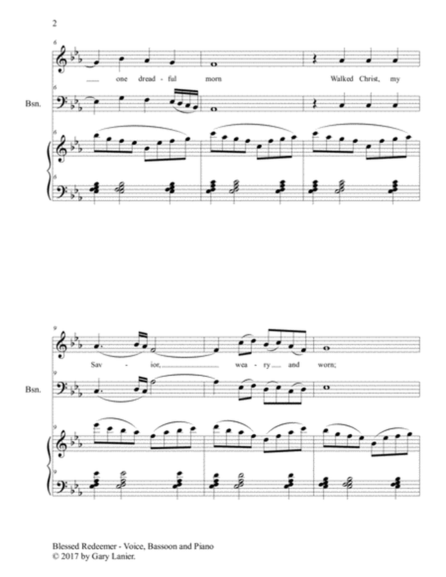 BLESSED REDEEMER(Voice, Bassoon & Piano with Score/Parts) image number null