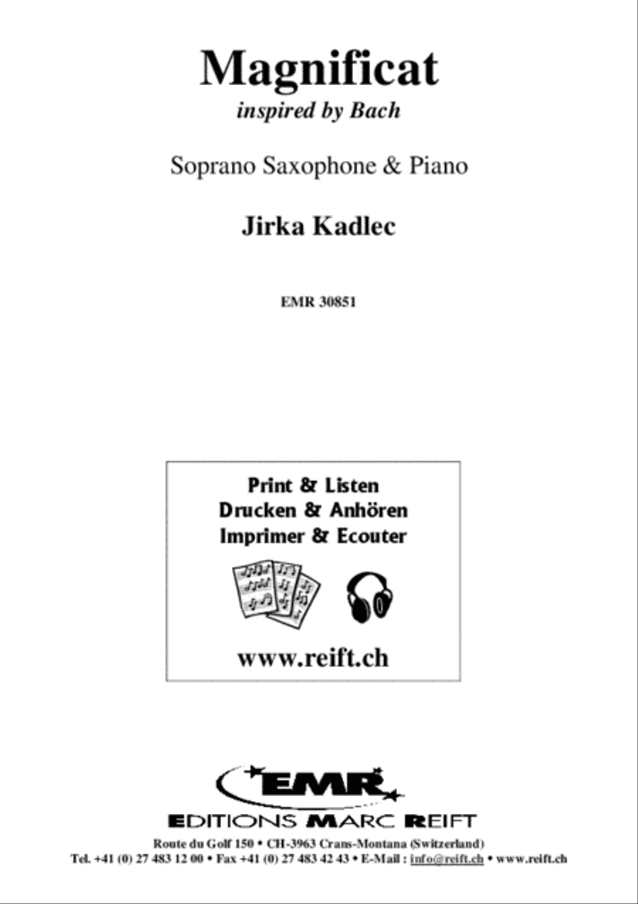 Magnificat Magnificat Soprano Saxophone scores gallery preview page 2