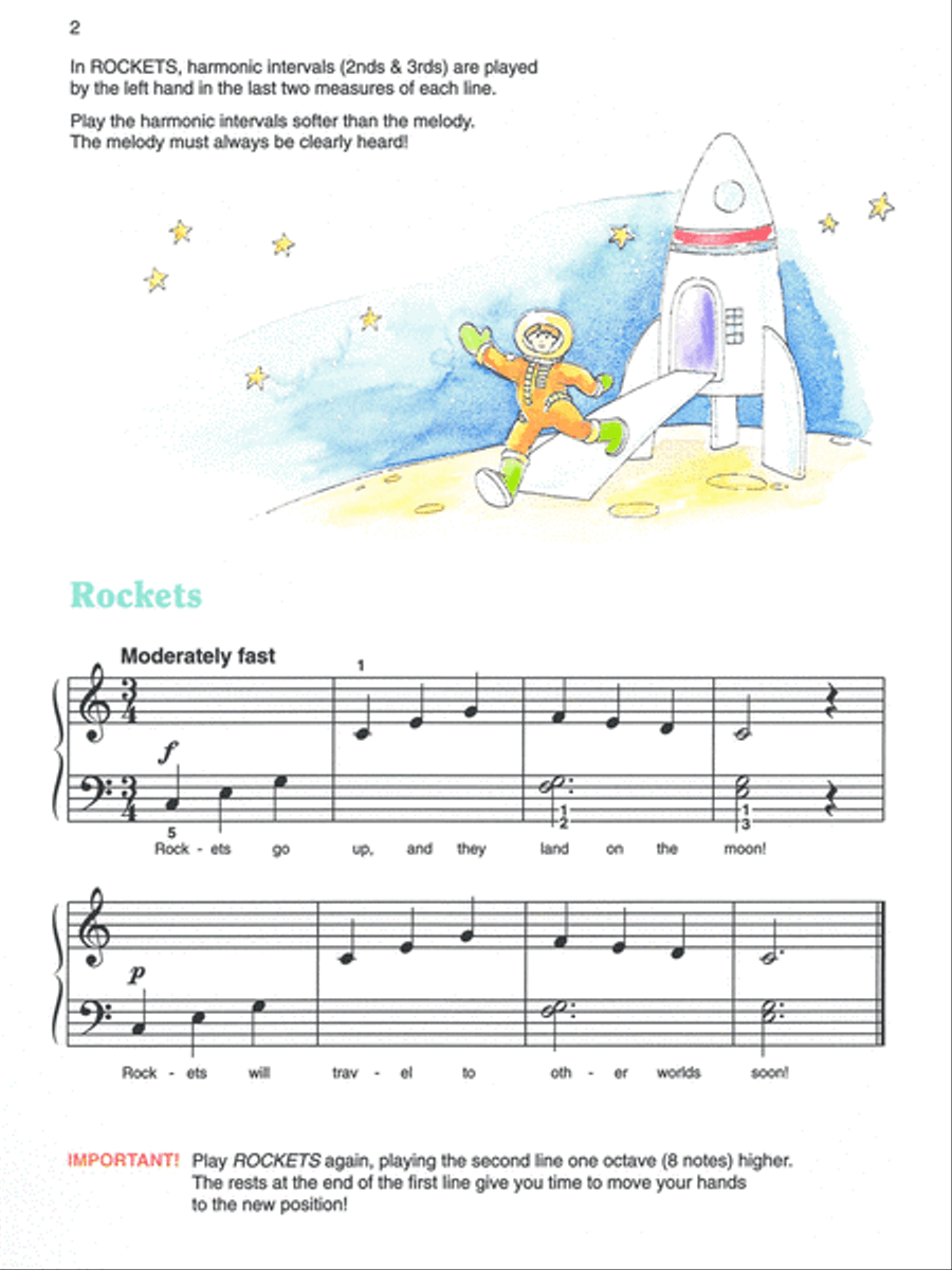 Alfred's Basic All-in-One Course, Book 2 Piano Method scores gallery preview page 2