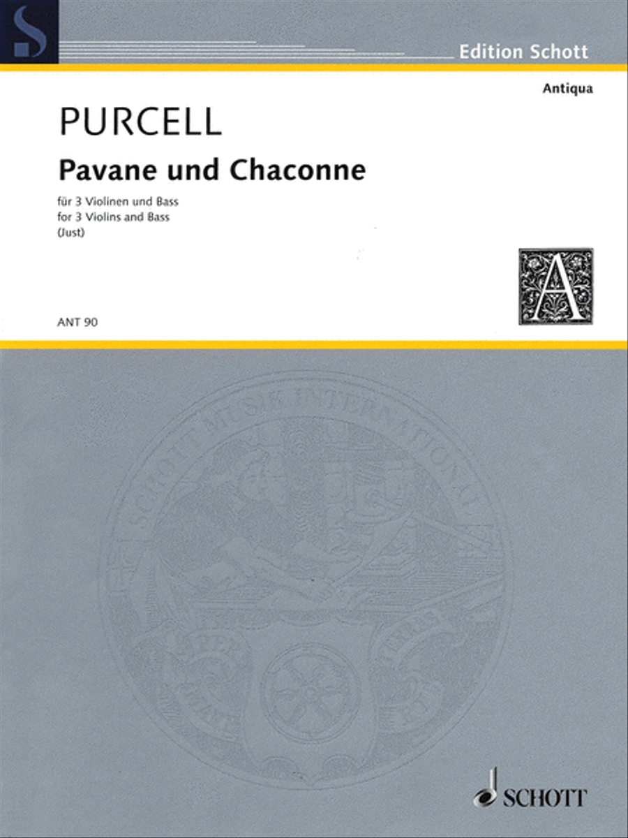 Pavan and Chacony Pavan and Chacony String Quartet scores gallery preview page 1