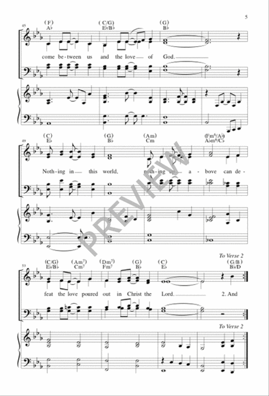 The Love of Christ the Lord 4-Part scores gallery preview page 6