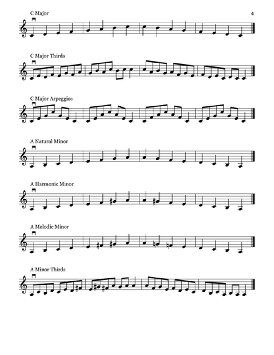 Scale Exercises for Violinists