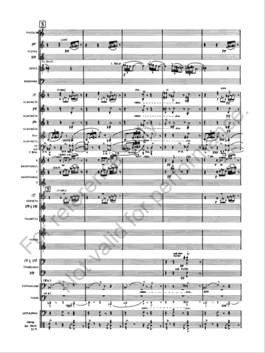 Salome's Dance (Dance of the Seven Veils) Concert Band scores gallery preview page 9