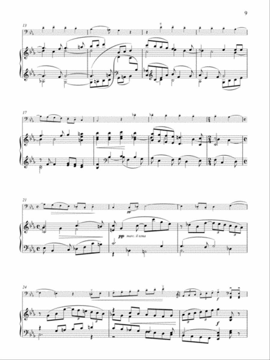 Shorter pieces for cello and piano Piano Accompaniment scores gallery preview page 4